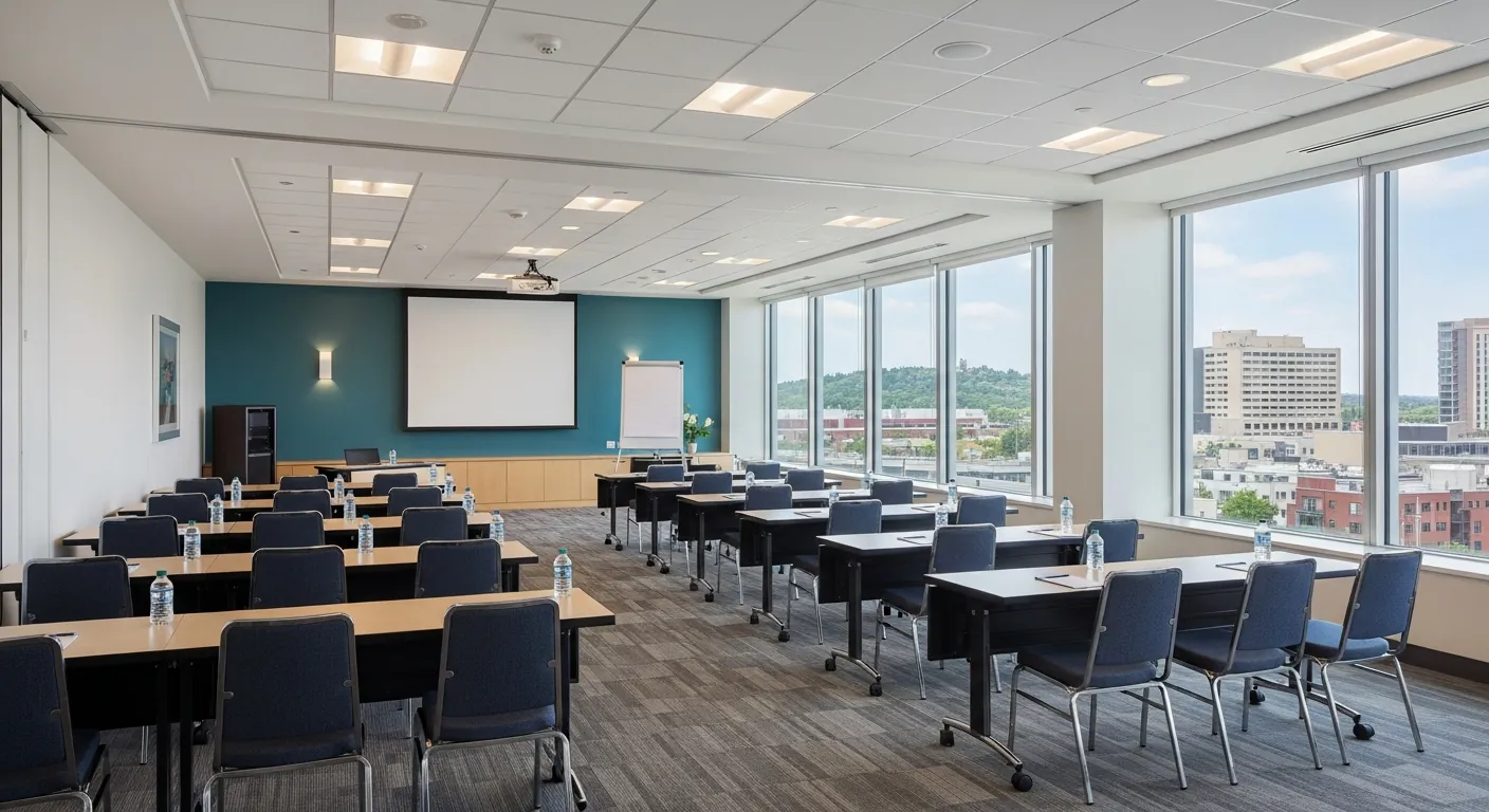 Training room at a conference venue in Beacon Hill, Ottawa