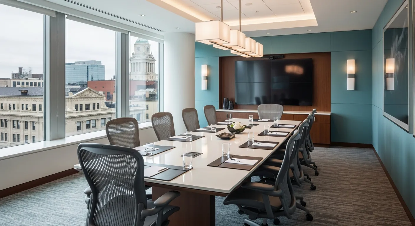 Executive boardroom at a conference venue in Centretown, Ottawa
