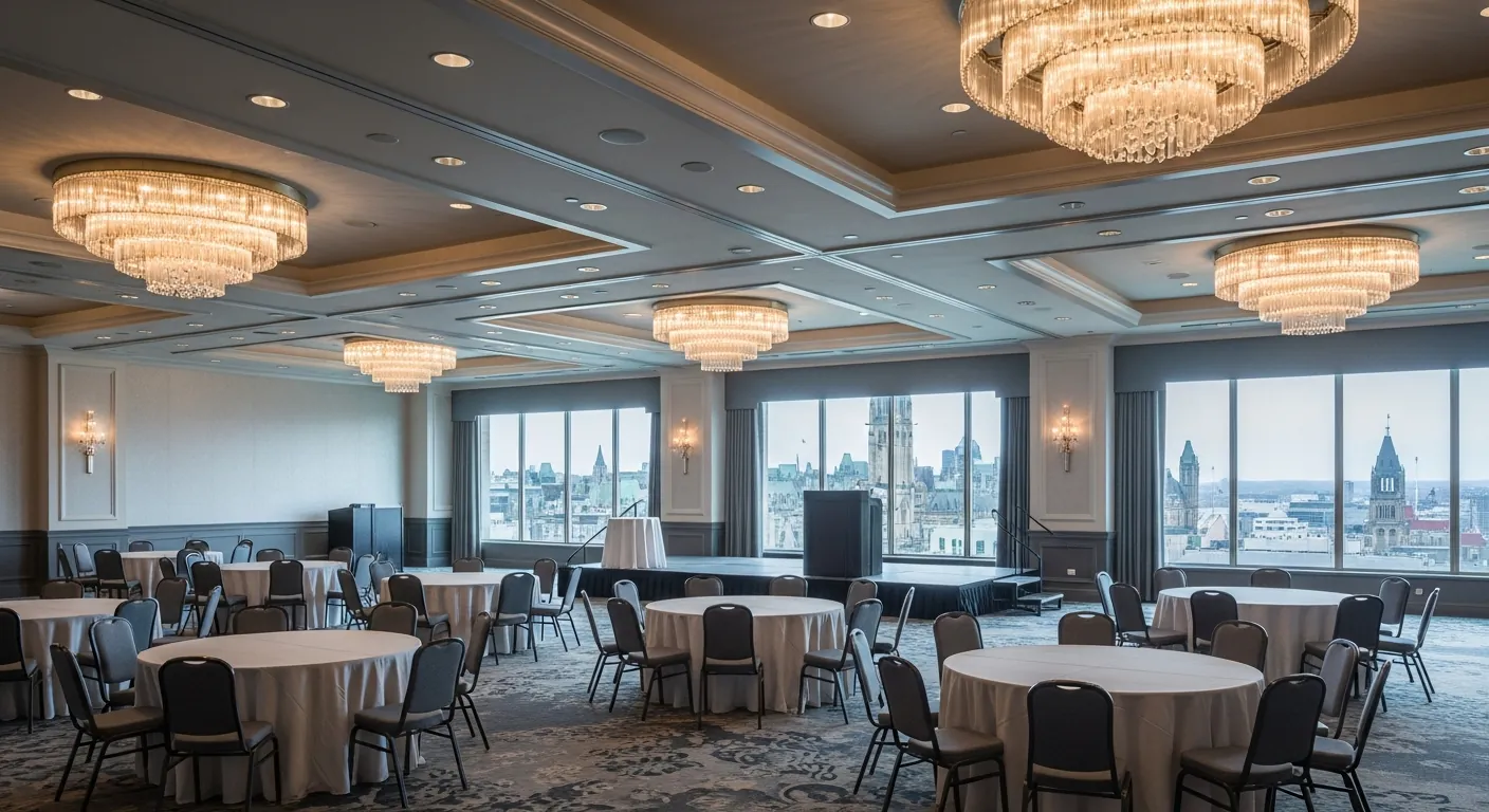 Hotel ballroom at a conference venue in Downtown Ottawa, Ottawa