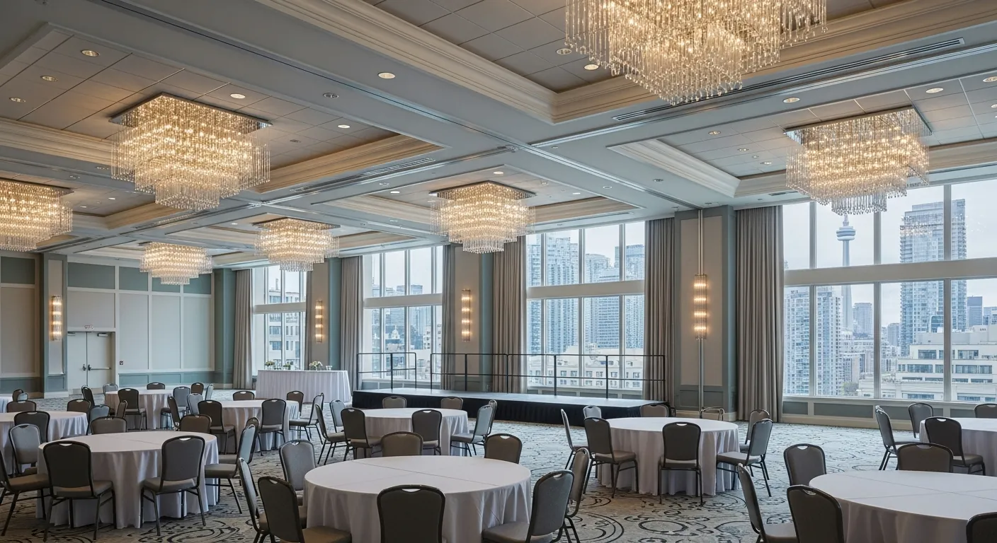 Hotel ballroom at a conference venue in Downtown Toronto, Toronto